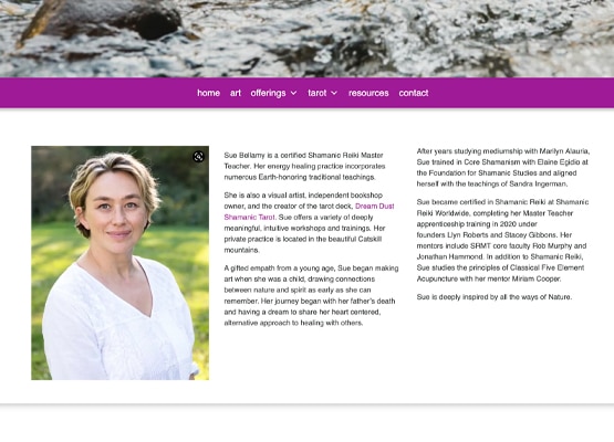 Sue Bellamy website